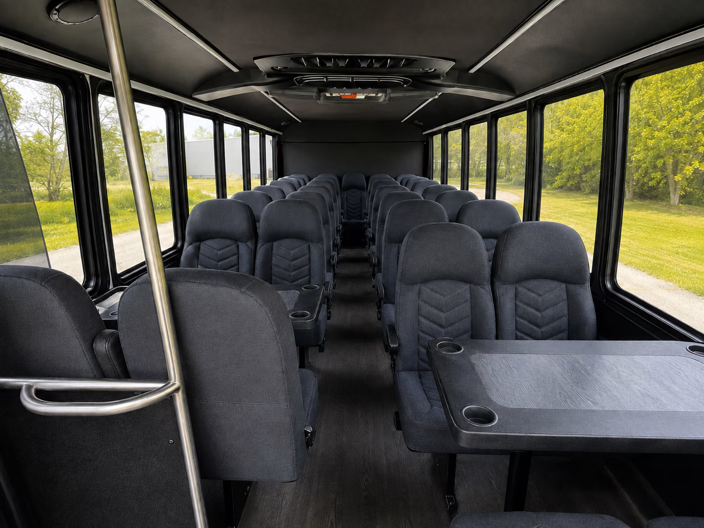 st cloud 15 passenger minibus inside