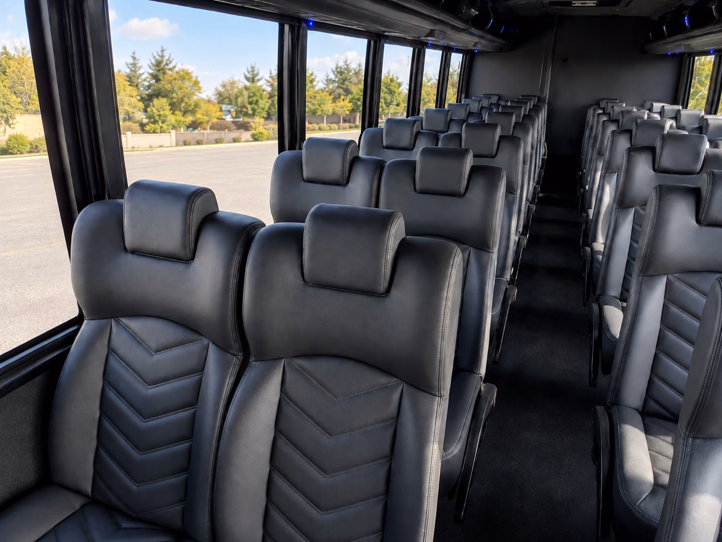 st cloud 15 passenger minibus interior