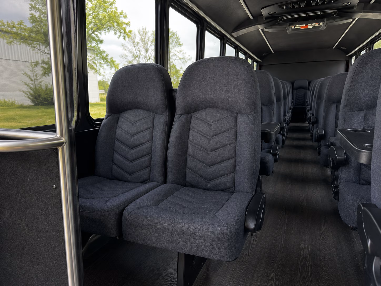 st cloud 18 passenger minibus inside