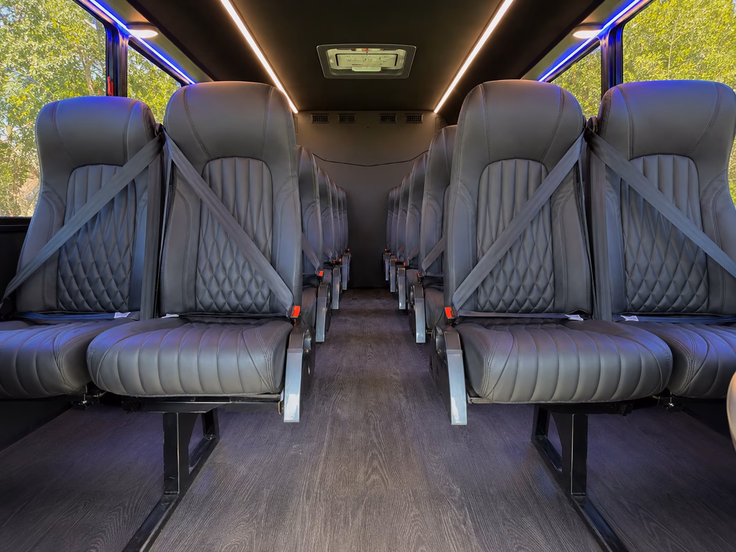 st cloud 18 passenger minibus interior