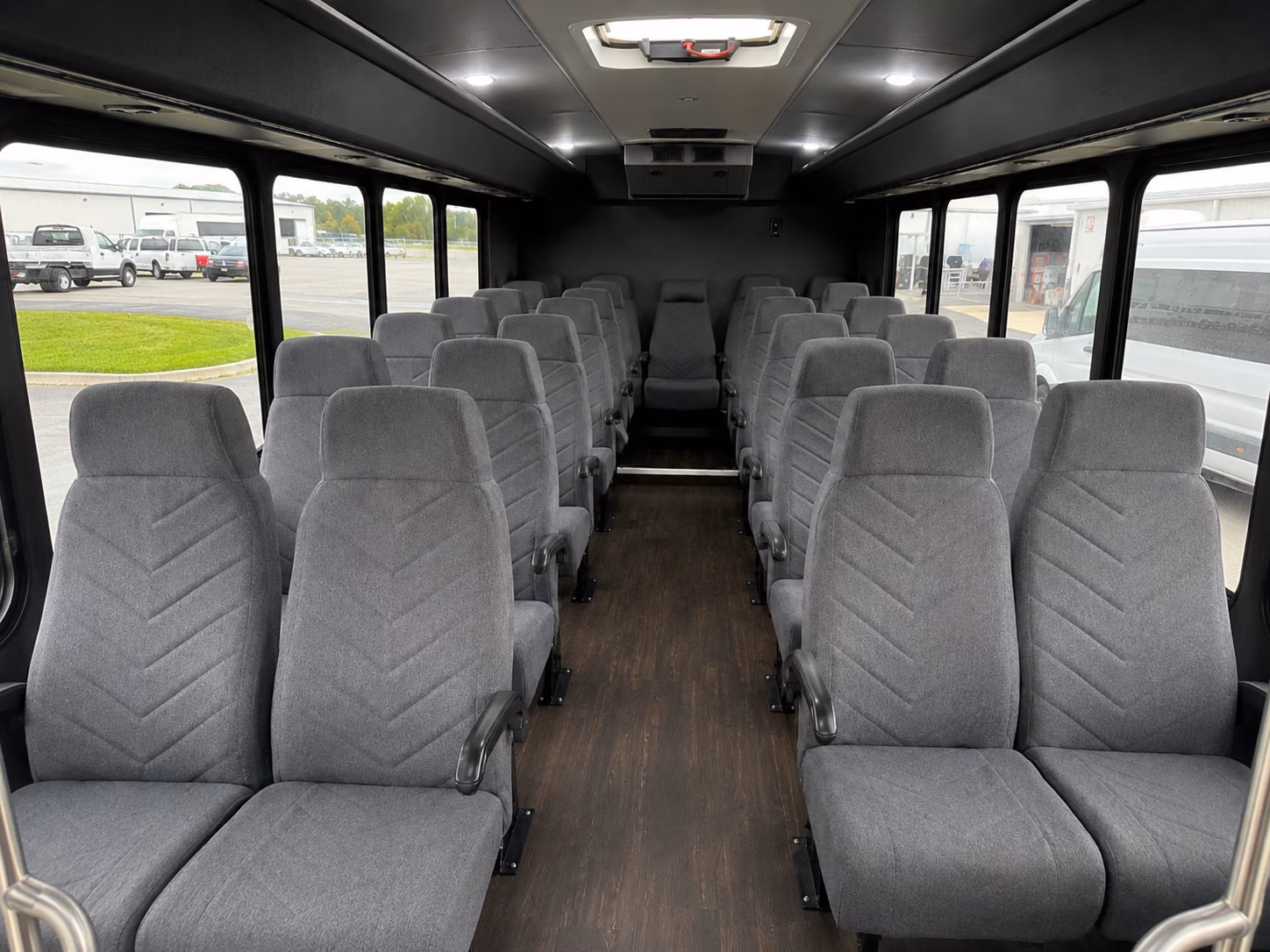 st cloud 20 passenger minibus inside