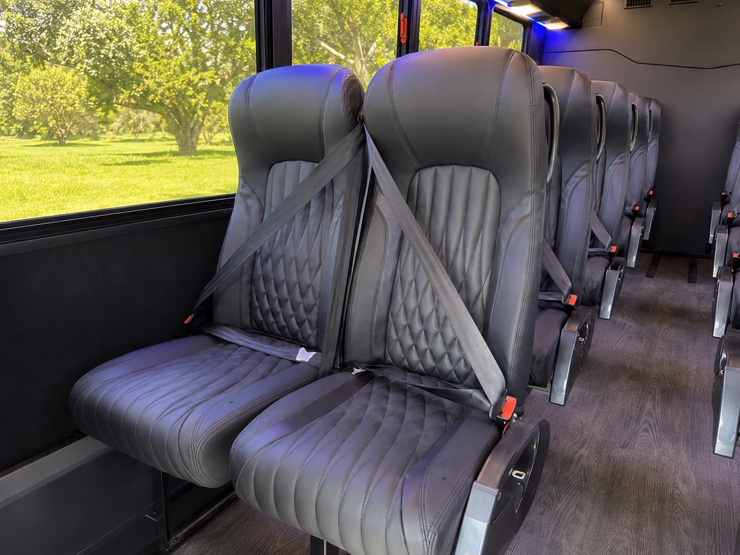 st cloud 20 passenger minibus interior