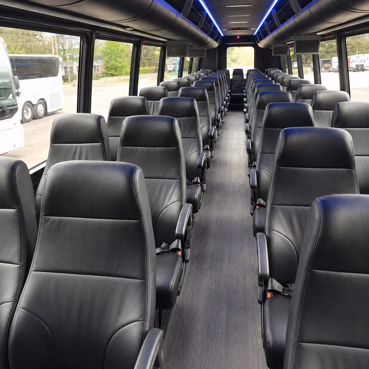st cloud 25 passenger minibus inside