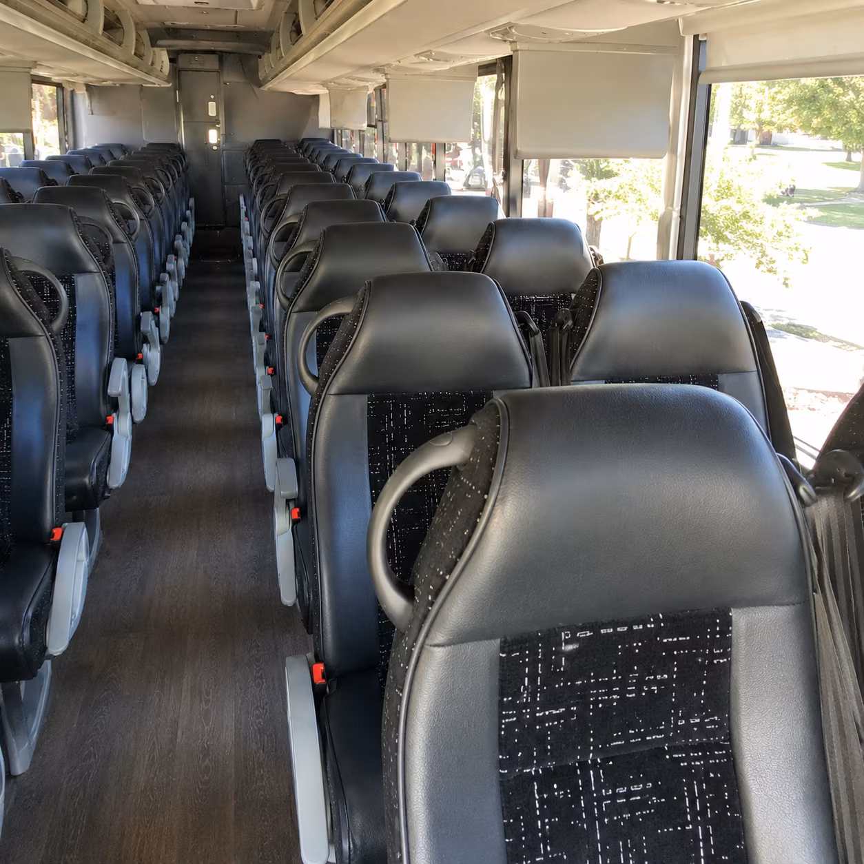 st cloud 56 passenger charter bus interior