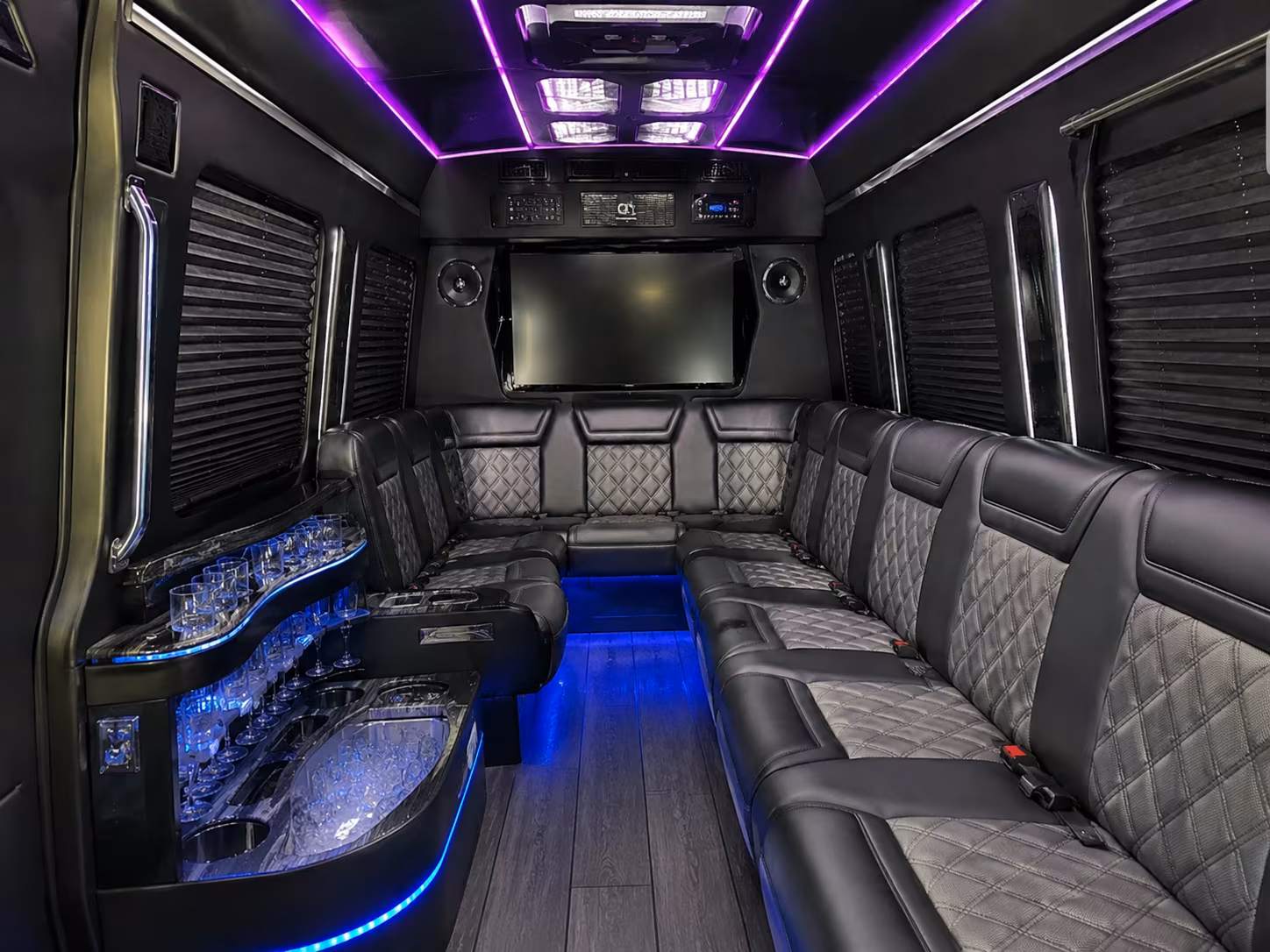 st cloud sprinter limousine inside