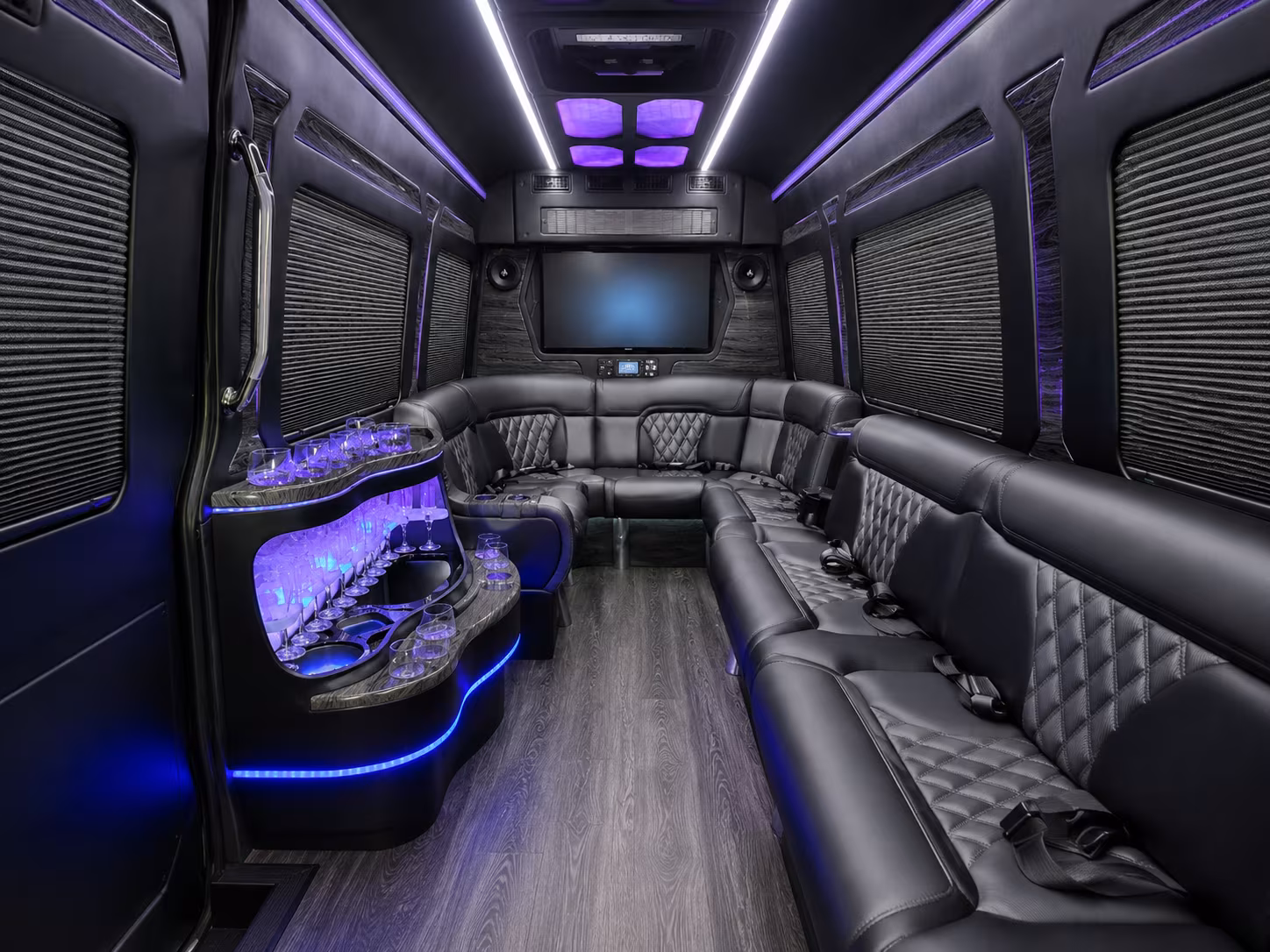 st cloud sprinter limousine interior