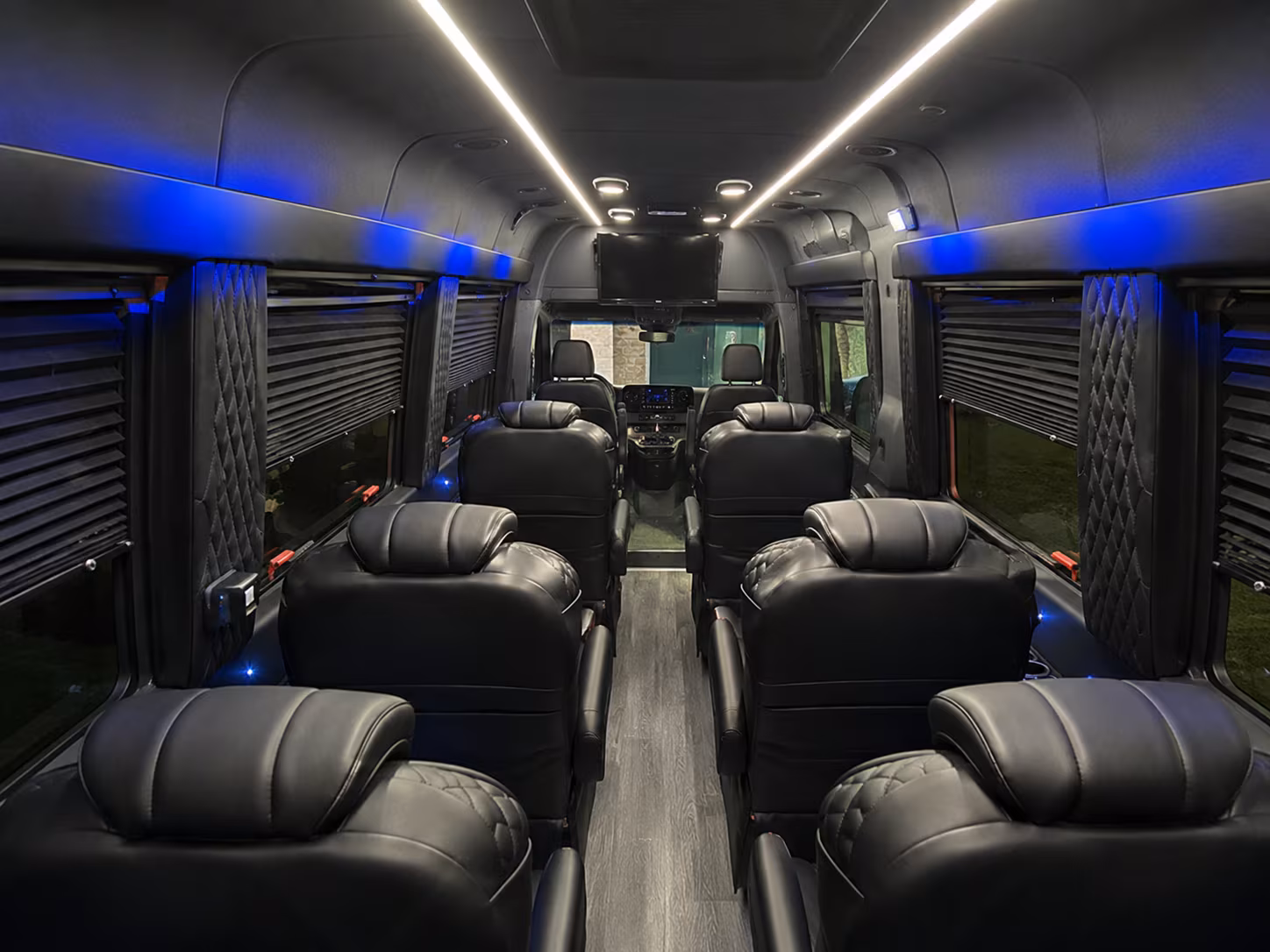 st cloud sprinter van with driver inside